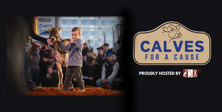 Canadian Dairy XPO - Calves for A Cause Banner 1 e1769525327137